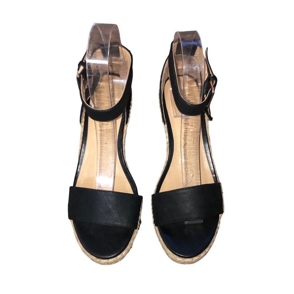 Talbots Espadrilles Womens 6.5 Used Black Leather - Picture 11 of 16